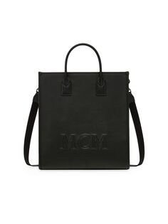 Кожаная большая сумка Mcm Klassik MCM, черный