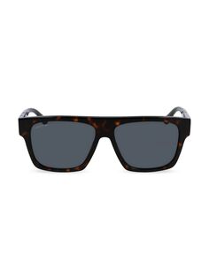 Прямоугольные солнцезащитные очки премиум-класса и наследия 57 мм Lacoste