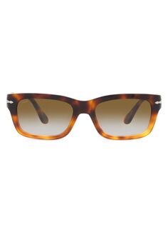 PO3301S Солнцезащитные очки прямоугольной формы 57 мм Oliver Peoples, коричневый