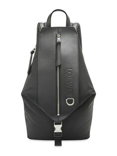 Маленький трансформируемый рюкзак Loewe, черный