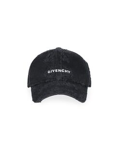 Кепка с вышивкой из хлопка Givenchy, черный