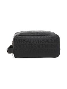 Нейлоновая сумка для стирки с логотипом Versa Versace, неро