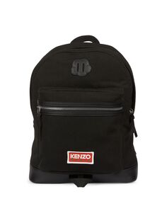 Рюкзак с нашивкой-логотипом KENZO, черный