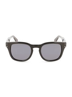 Прямоугольные солнцезащитные очки Gancini 49 мм FERRAGAMO, черный