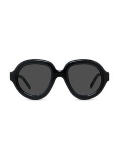 Солнцезащитные очки Curvy 49MM Pilot Loewe, черный