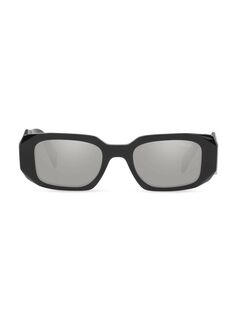 Квадратные солнцезащитные очки 49 мм Prada, серый