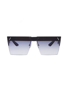 Квадратные солнцезащитные очки MIA Edition 61 мм Clean Waves, черный