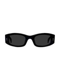 Прямоугольные солнцезащитные очки Boke Flower 49 мм KENZO, черный