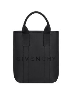 Маленькая большая сумка G-Essentials из парусины с покрытием Givenchy, черный