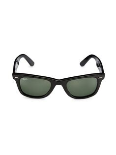 Солнцезащитные очки Wayfarer RB2140 41MM Ray-Ban, черный
