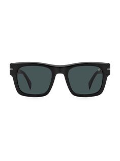 Квадратные солнцезащитные очки 51 мм David Beckham, черный