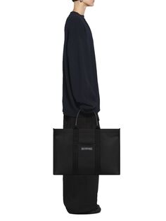 Большая большая сумка Hardware Balenciaga, черный