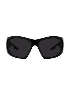 Солнцезащитные очки в D-образной оправе из ацетата 56 мм Givenchy, черный