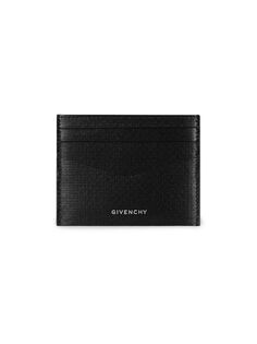 Визитница из классической кожи 4G Givenchy, черный