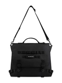 Армейская сумка-мессенджер Balenciaga, черный