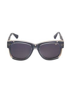 Квадратные солнцезащитные очки Naked Billionaire 55 мм Vintage Frames Company, черный