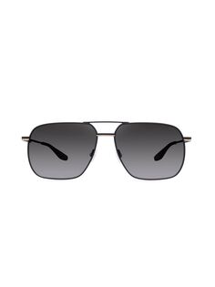 Солнцезащитные очки 007 Legacy Royale Navigator 61MM Barton Perreira, черный