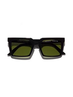 Квадратные солнцезащитные очки 51 мм Clean Waves, черный