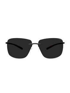 Солнцезащитные очки Streamline Cape Florida 66 мм Silhouette, черный