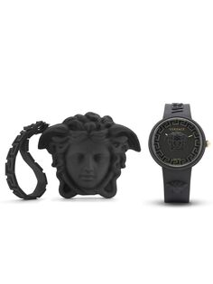 Матовые силиконовые часы Medusa Pop Versace, черный