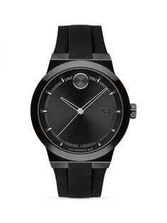 Часы Movado BOLD Fusion с черным ремешком из нержавеющей стали и силикона Movado, черный