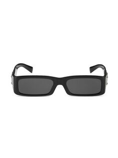 Прямоугольные солнцезащитные очки 55 мм DOLCE&amp;GABBANA, черный