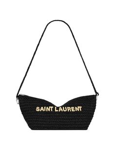 Сумка через плечо Le Rafia Saint Laurent, неро