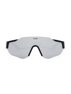 Солнцезащитные очки 52MM с литой защитой Fendi, черный