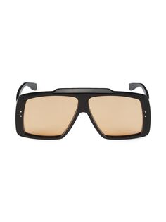 Квадратные солнцезащитные очки Fashion Show 62MM Gucci, черный