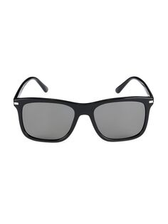 Прямоугольные солнцезащитные очки с градиентом 56 мм Prada Sport, черный