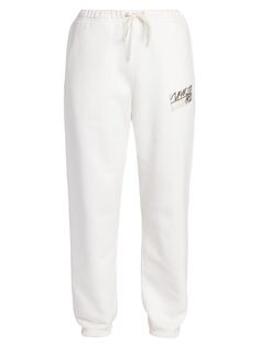 2 Спортивные штаны Moncler 1952 с вырезами и шитьем Moncler Genius, белый