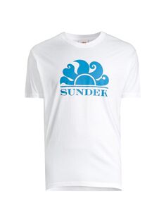 Новая футболка с логотипом Симеона Sundek, белый