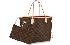 Сумка Louis Vuitton Neverfull Old Juetote среднего размера, коричневый