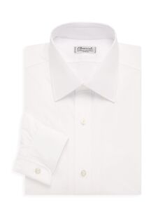 Жаккардовая классическая рубашка Charvet, белый