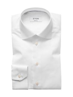 Рубашка Super Slim Fit из твила Eton, белый