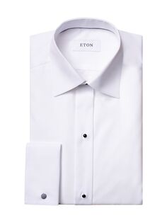 Классическая классическая рубашка из пике Eton, белый