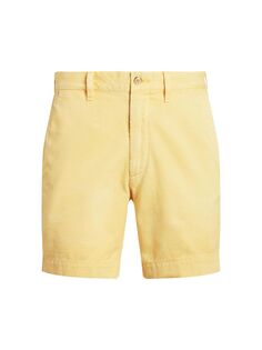 Хлопковые шорты-бермуды Polo Ralph Lauren, желтый
