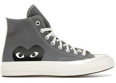 Кеды Converse Chuck Taylor All-Star 70 Hi Comme des Garcons, серый/черный/белый