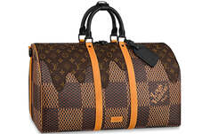 Сумка Louis Vuitton LV x Nigo Keepall Bandoul, коричневый