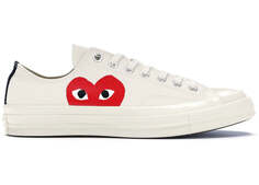 Кеды Converse Chuck Taylor All-Star 70 Ox Comme des Garcons, белый/красный