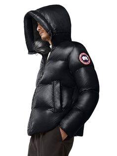 Пуховик Crofton с капюшоном Canada Goose, черный