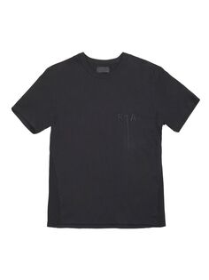 Хлопковая футболка с вышитым логотипом Pablo RTA, черный