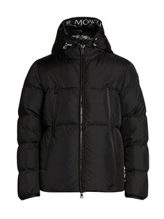 Пуховик Montcla на пуху Moncler, черный