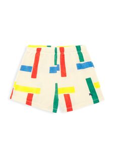 Разноцветные шорты Beacons для маленьких детей и детей Bobo Choses, бежевый
