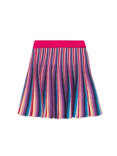 Полосатая плиссированная юбка для маленьких девочек и девочек Missoni, разноцветный