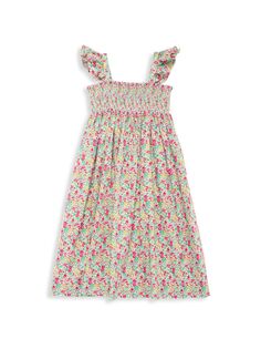 Платье Alexandran с оборками для маленьких девочек Bonpoint