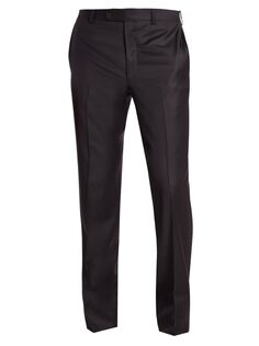 Шерстяные классические брюки Saks Fifth Avenue, черный
