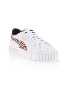 Низкие кроссовки Little Girl&apos;s &amp; Girl&apos;s Cali Star Wild Jr. Puma, белый