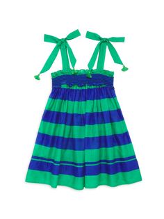 Присборенное платье Tiggy для маленьких девочек и девочек Zimmermann Kids, зеленый