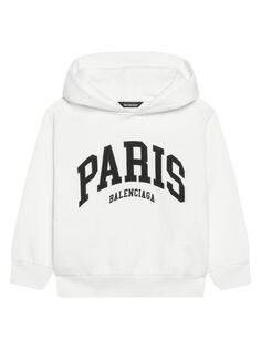 Толстовка с капюшоном Kids Cities Paris Balenciaga, черный